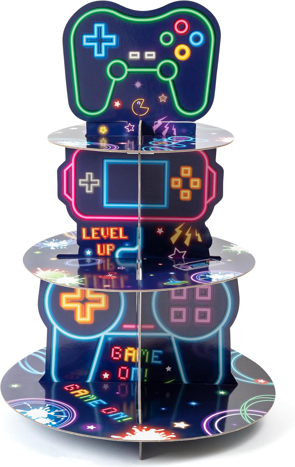 Cupcake Stand Tier - Homiva Store Neon Video Game Cupcake