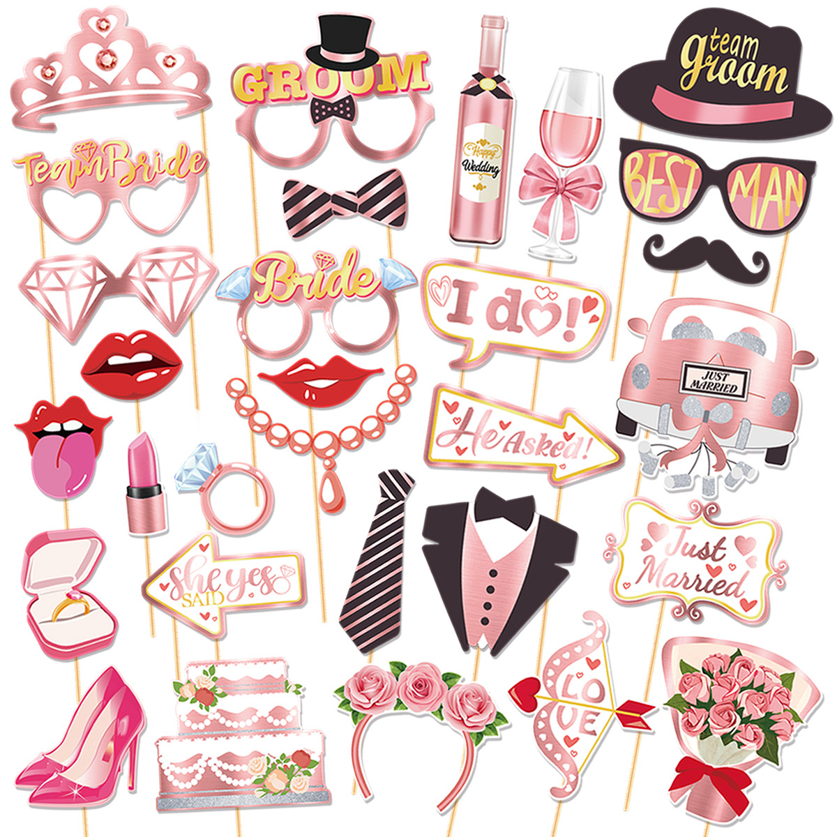 Wedding Funny Photo Booth Prop - огляд і ціна Photo Booth Frame