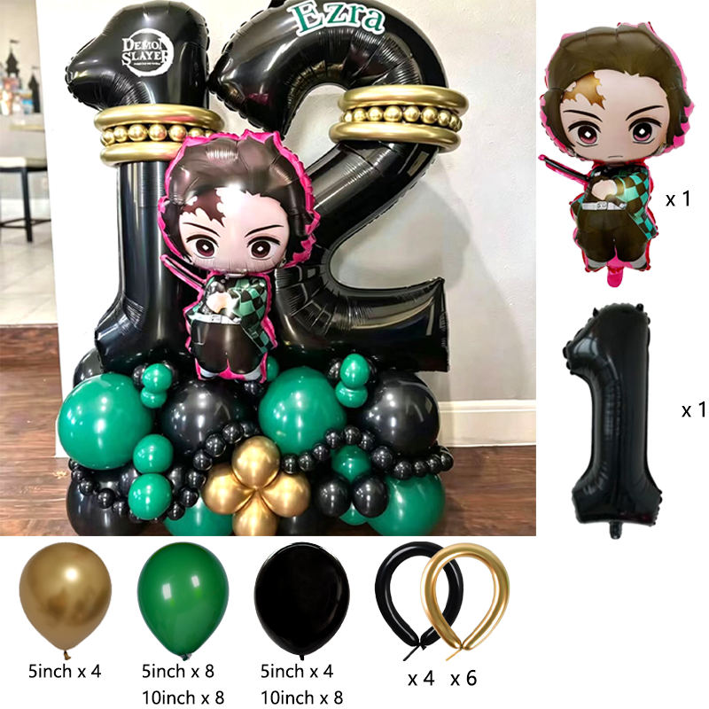 Premium Demon Slayer Theme Bal - огляд і ціна Balloon Arch Kit