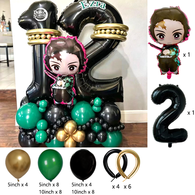 Premium Demon Slayer Theme Bal - огляд і ціна Balloon Arch Kit
