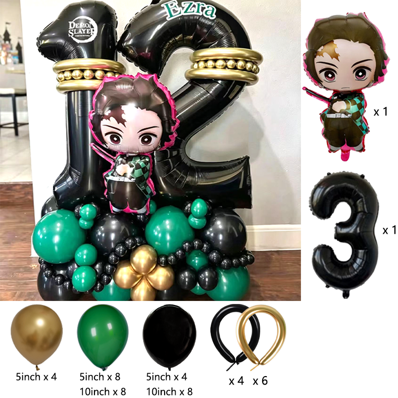Premium Demon Slayer Theme Bal - огляд і ціна Balloon Arch Kit