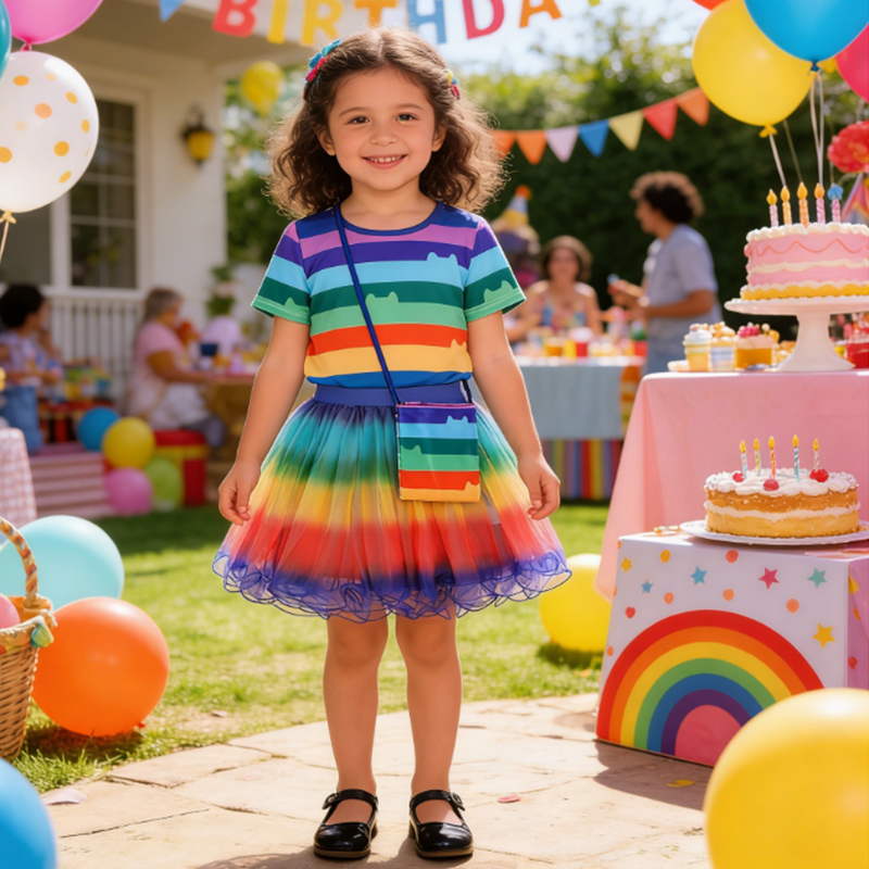 Halloween Costume Girl	Rainbow - огляд і ціна Party Favor Bag