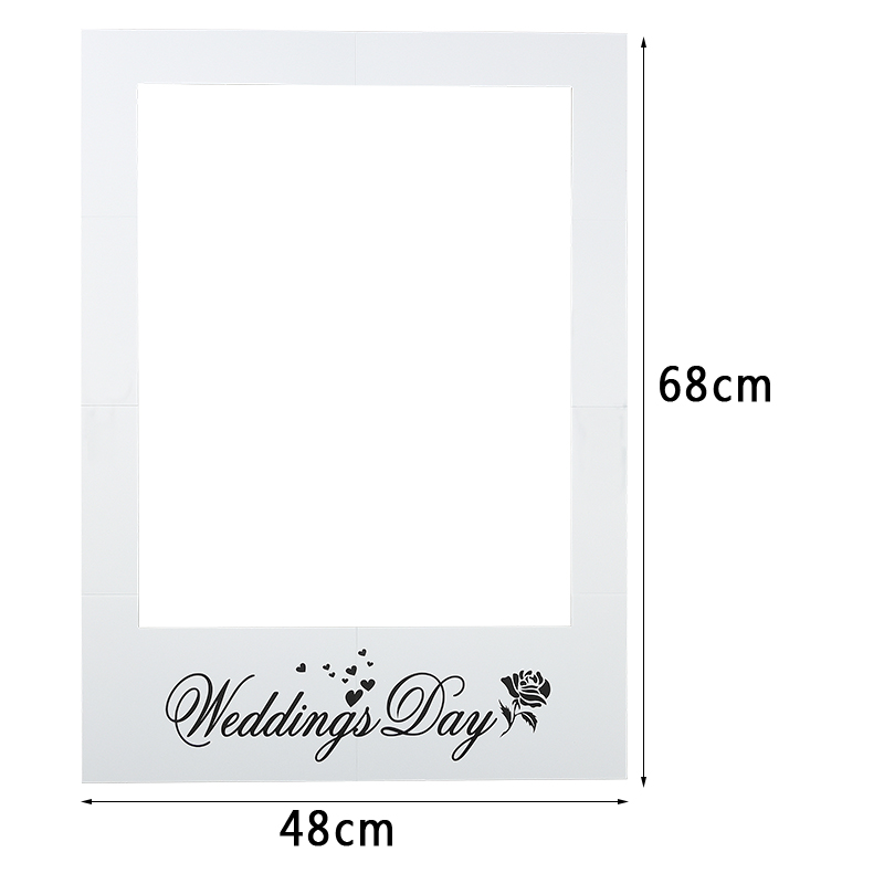 68cm * 48cm Wedding Photo Boot - огляд і ціна Photo Booth Frame