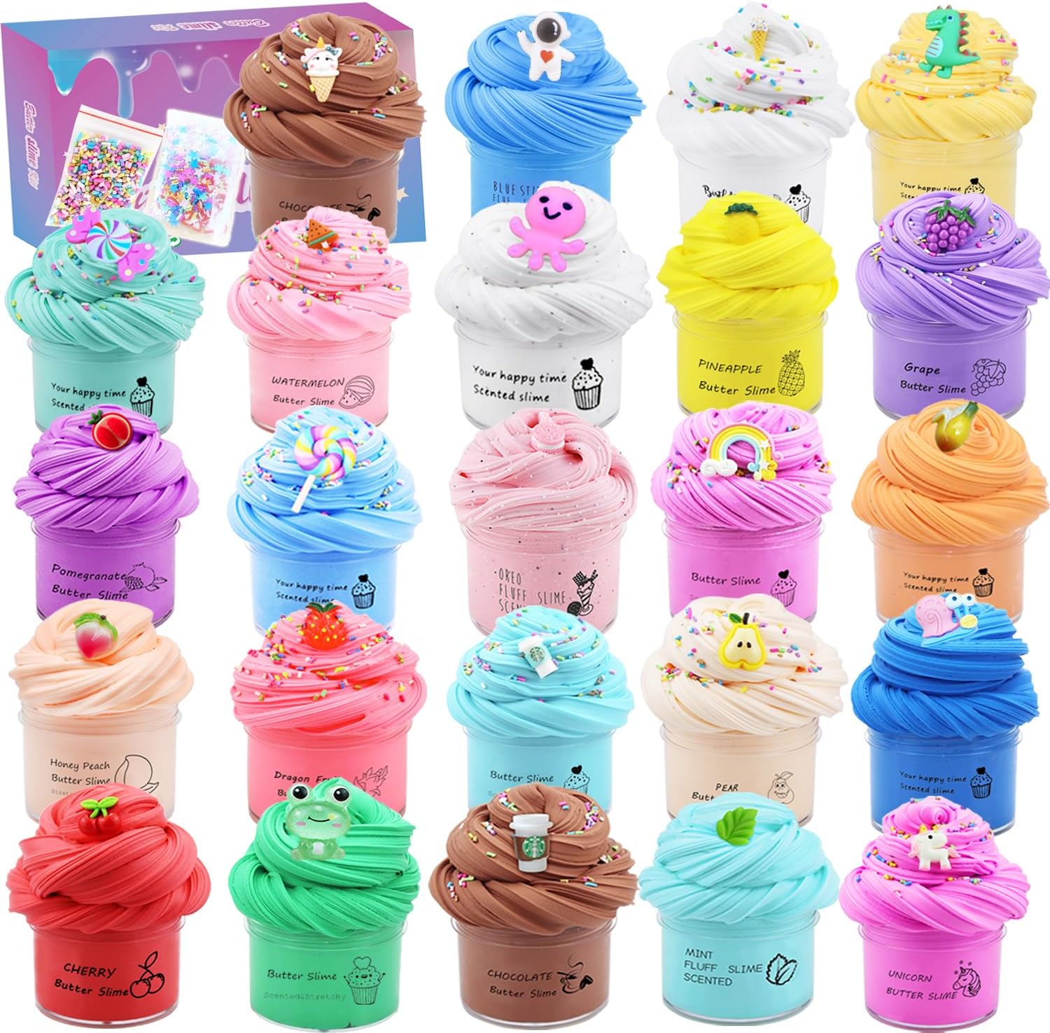 24 Pack Butter Slime Kit, Part - огляд і ціна Party Favor Bag