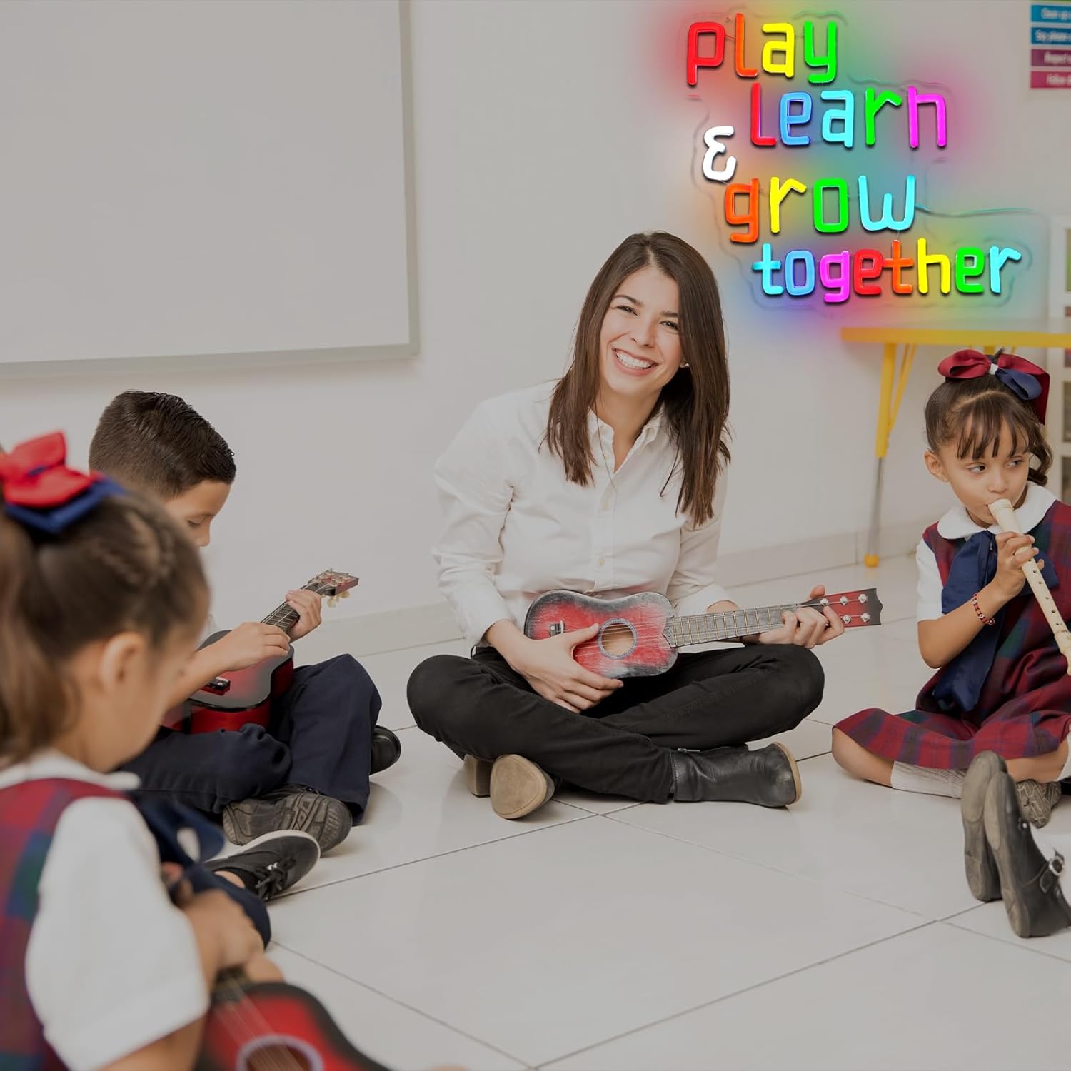 Play Learn Grow Together Neon  - огляд і ціна Neon Sign Party