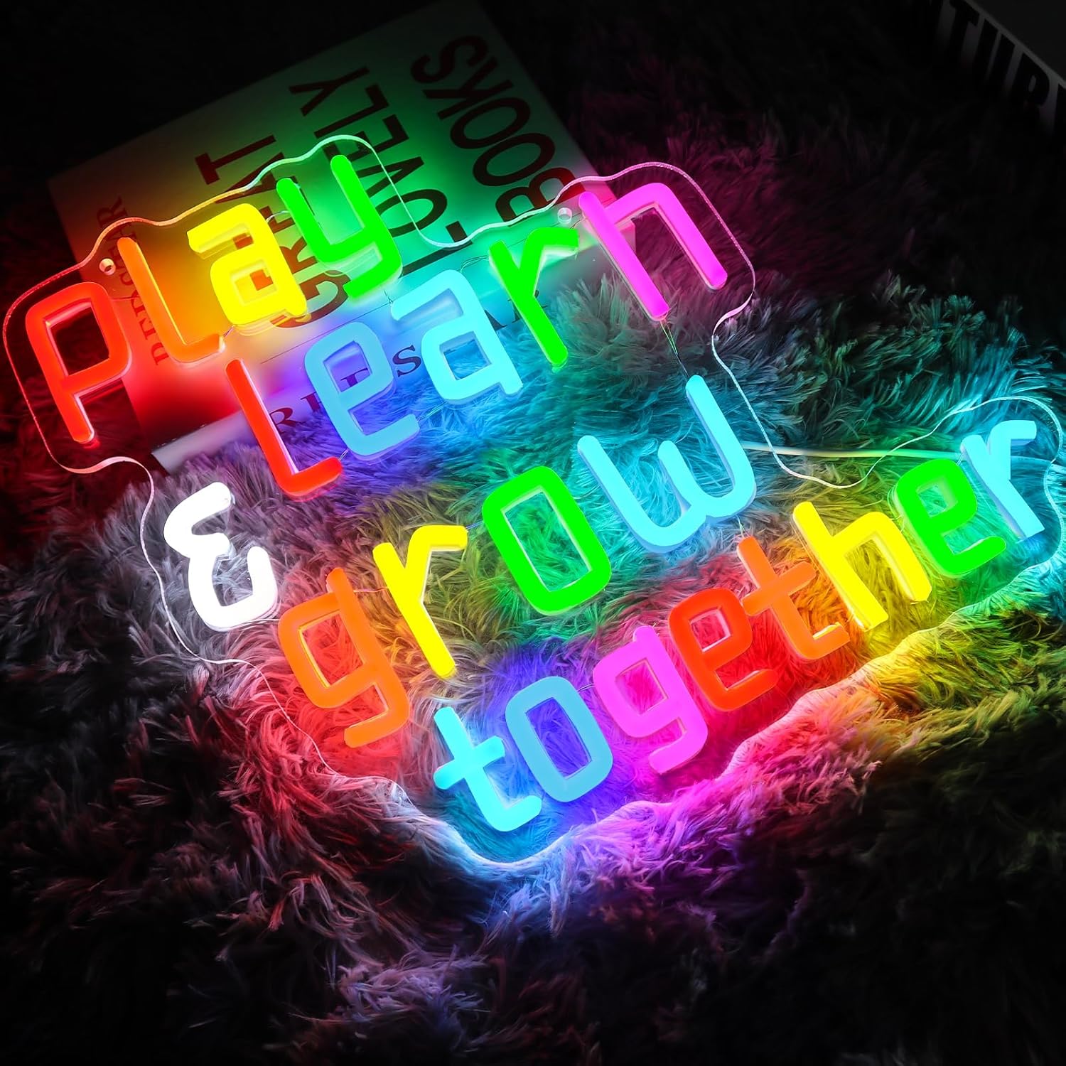 Play Learn Grow Together Neon  - огляд і ціна Neon Sign Party