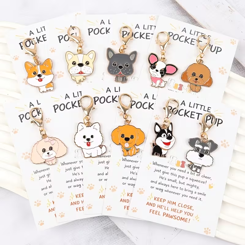 10 Cute Cartoon Puppy Keychain - огляд і ціна Event Supplies