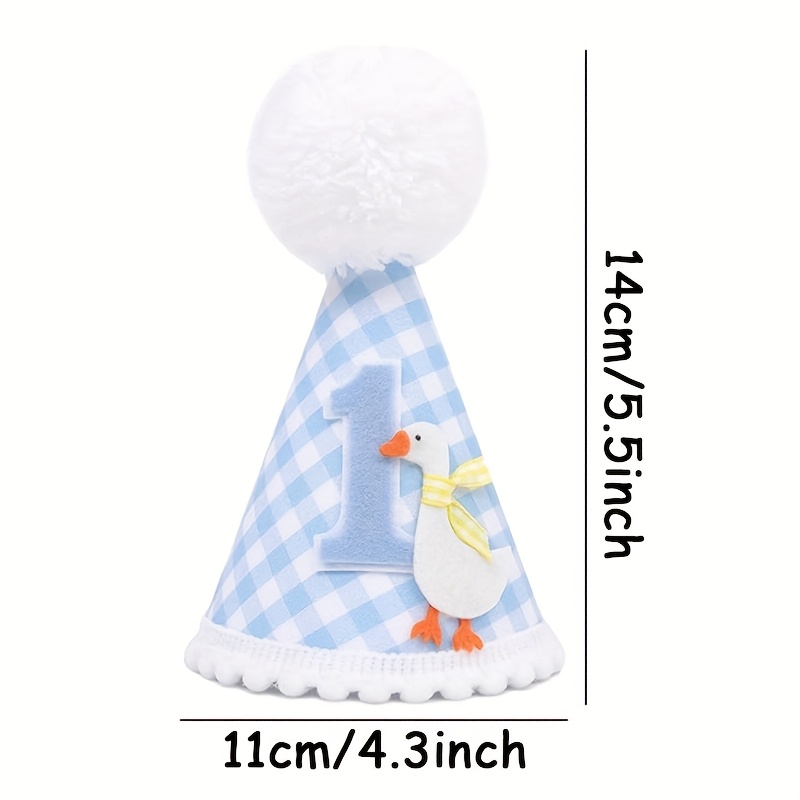 1pc Adorable Goose Birthday Ha - огляд і ціна Party Hat Cone