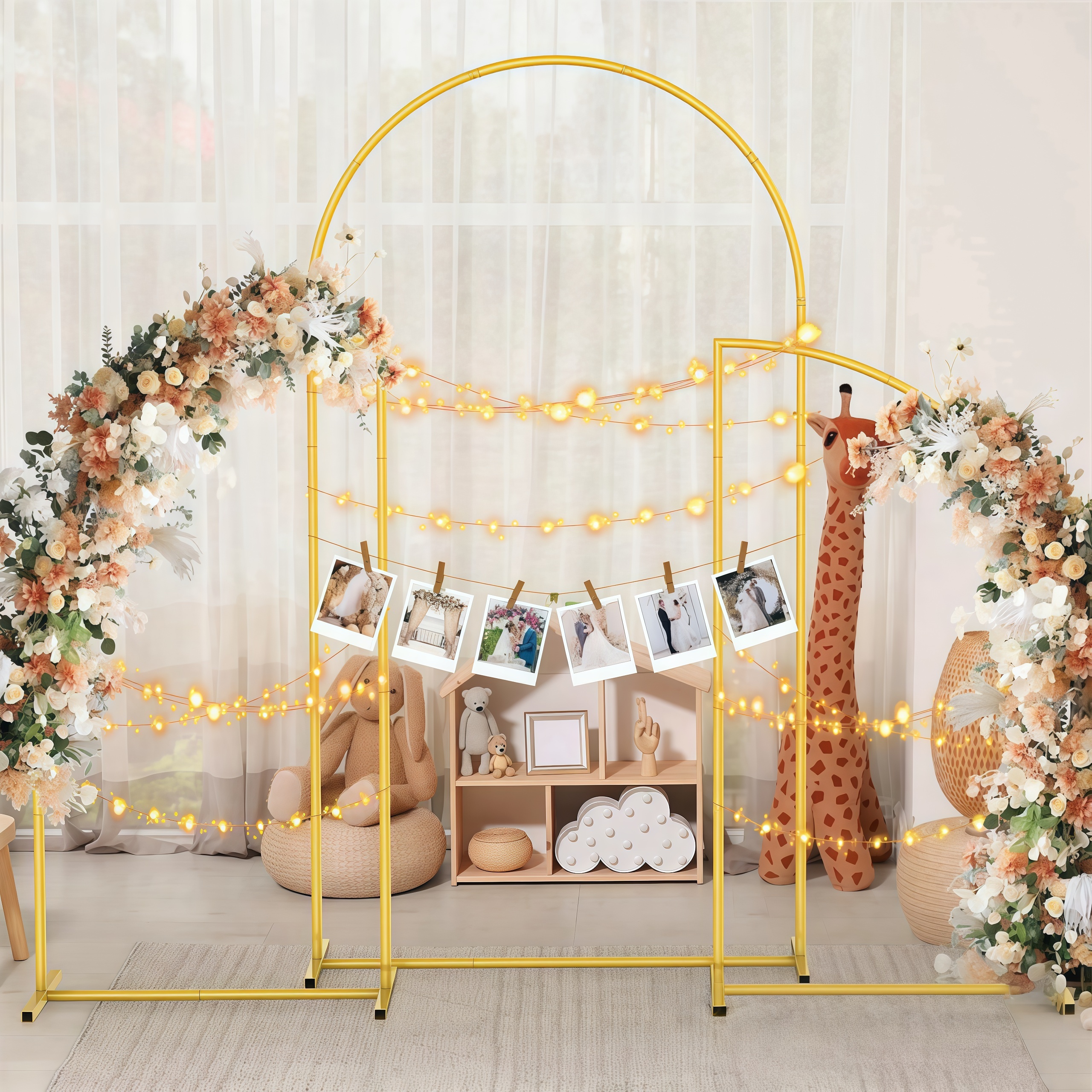 Crown Metal Arch Stand,3pcs Se - огляд і ціна Balloon Arch Kit