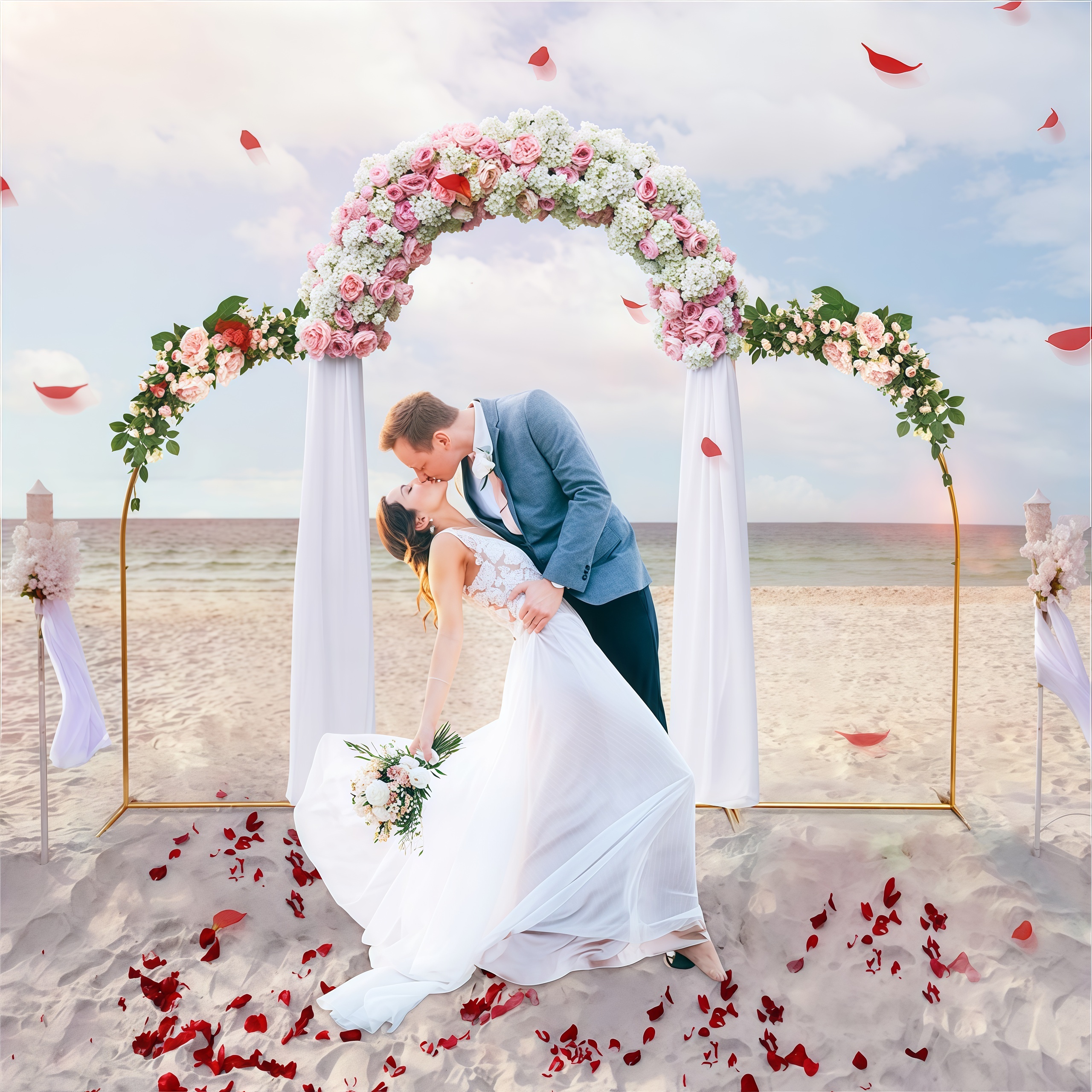 Crown Metal Arch Stand,3pcs Se - огляд і ціна Balloon Arch Kit