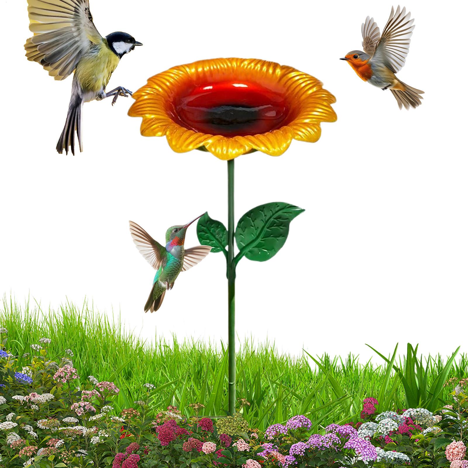 Outdoor Bird Bath Metal Sunflo - огляд і ціна Event Support