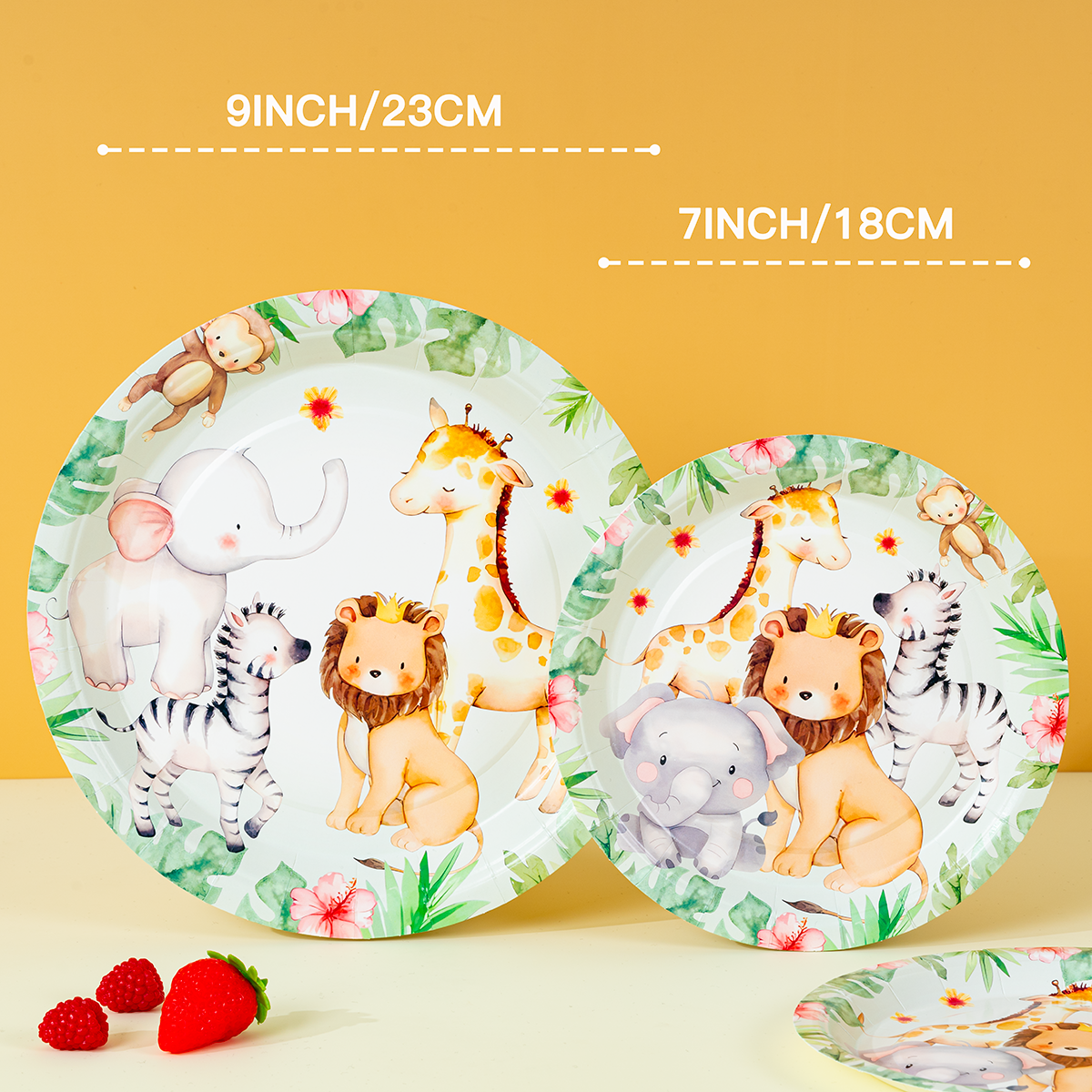 Jungle Safari Animal Paper Pla - огляд і ціна Event Supplies