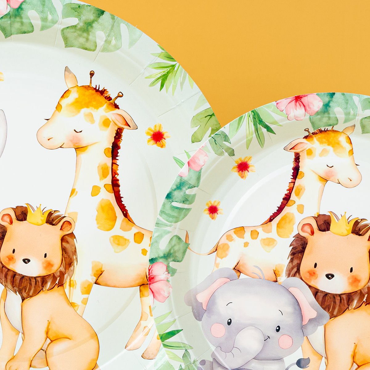 Jungle Safari Animal Paper Pla - огляд і ціна Event Supplies