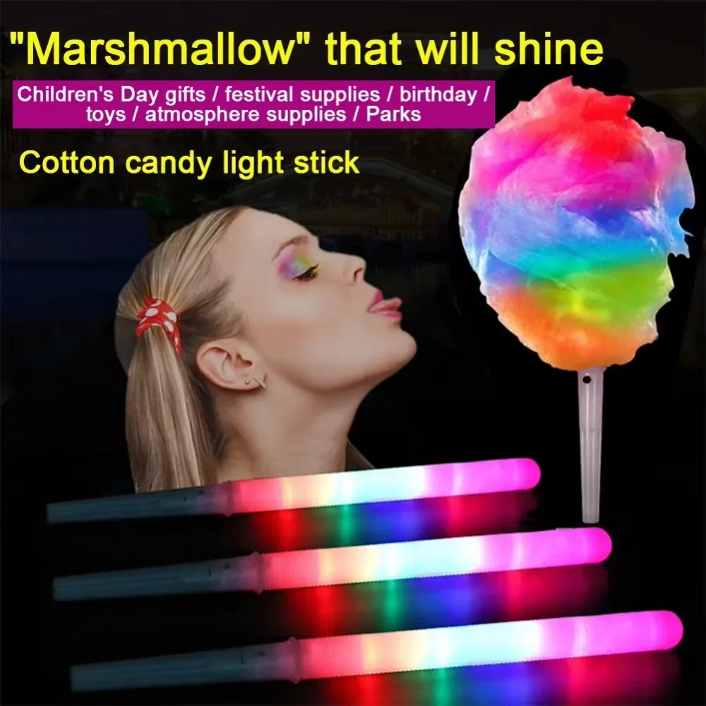 20Pcs Kpop Lightstick Colorful - огляд і ціна Cotton Candy Cone