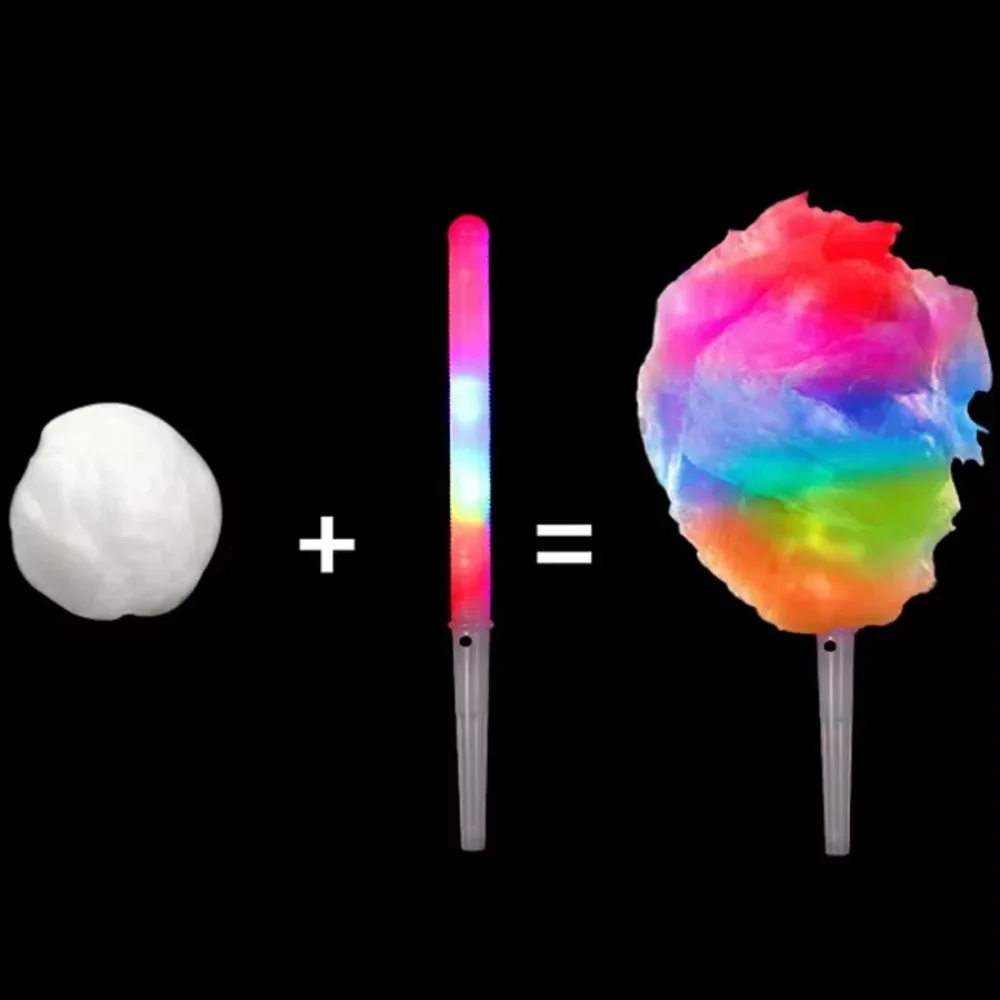 20Pcs Kpop Lightstick Colorful - огляд і ціна Cotton Candy Cone