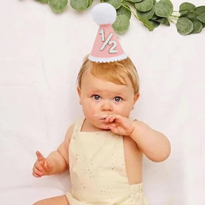 1/2 Birthday Hat Mini Cone Hat - огляд і ціна Party Hat Cone