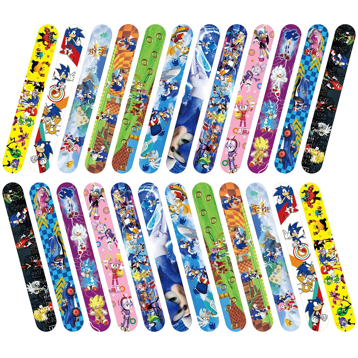 12/24/36pcs Sonic Slap Bracele - огляд і ціна Party Favor Bag