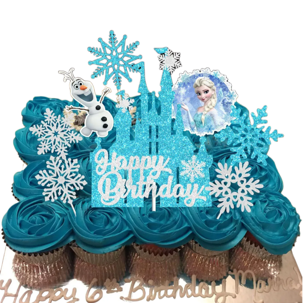 2026 8PCS F-r-o-z-e-n Cake Top - огляд і ціна Event Z