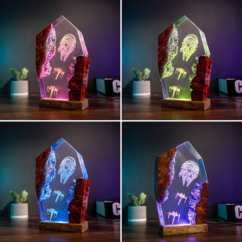 Table Resin Lamp Universe War  - огляд і ціна Eve Party