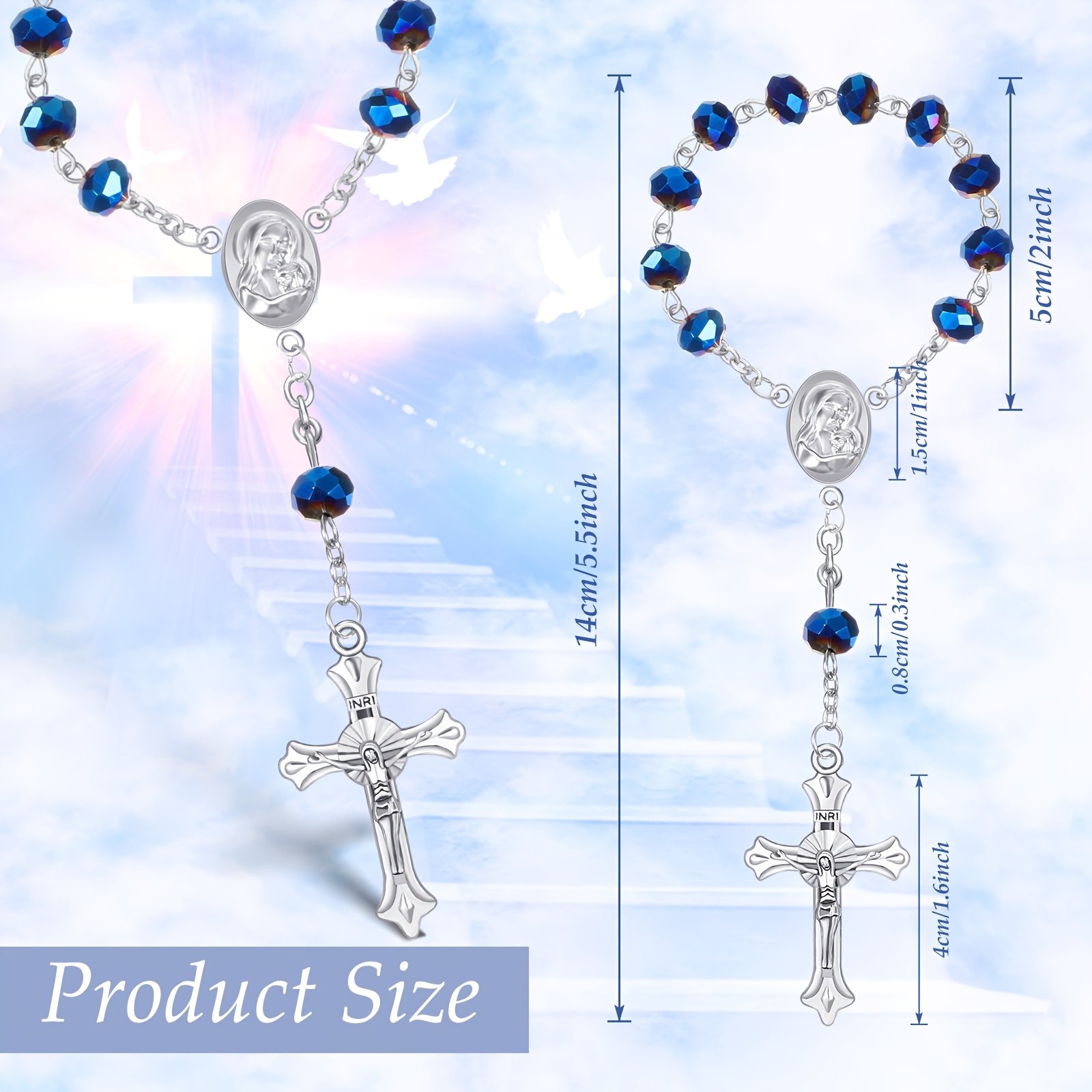 50 Sets Baptism Favors Rosary  - огляд і ціна Party Favor Bag