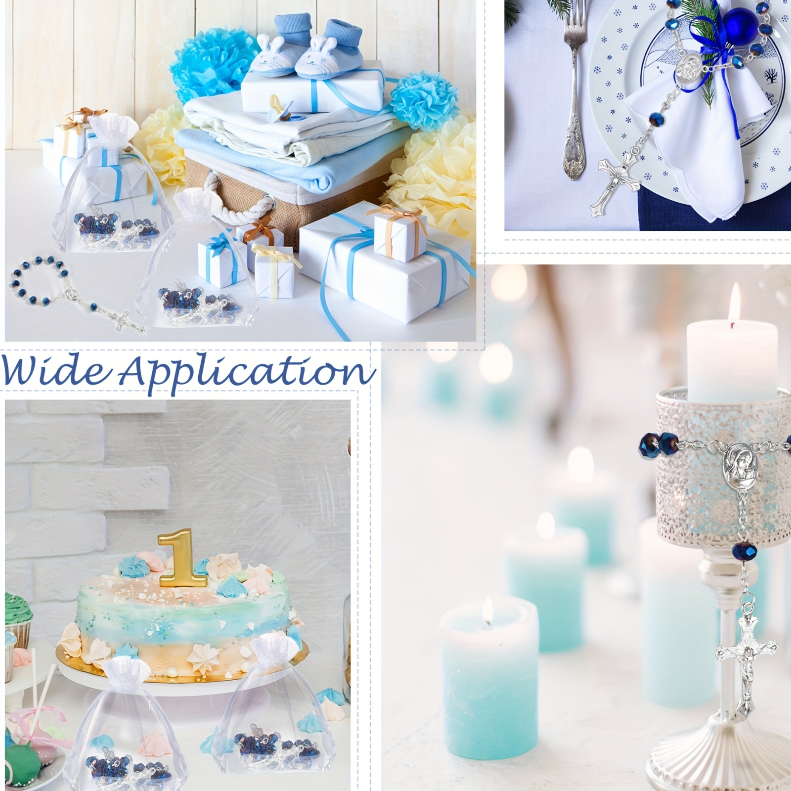 50 Sets Baptism Favors Rosary  - огляд і ціна Party Favor Bag
