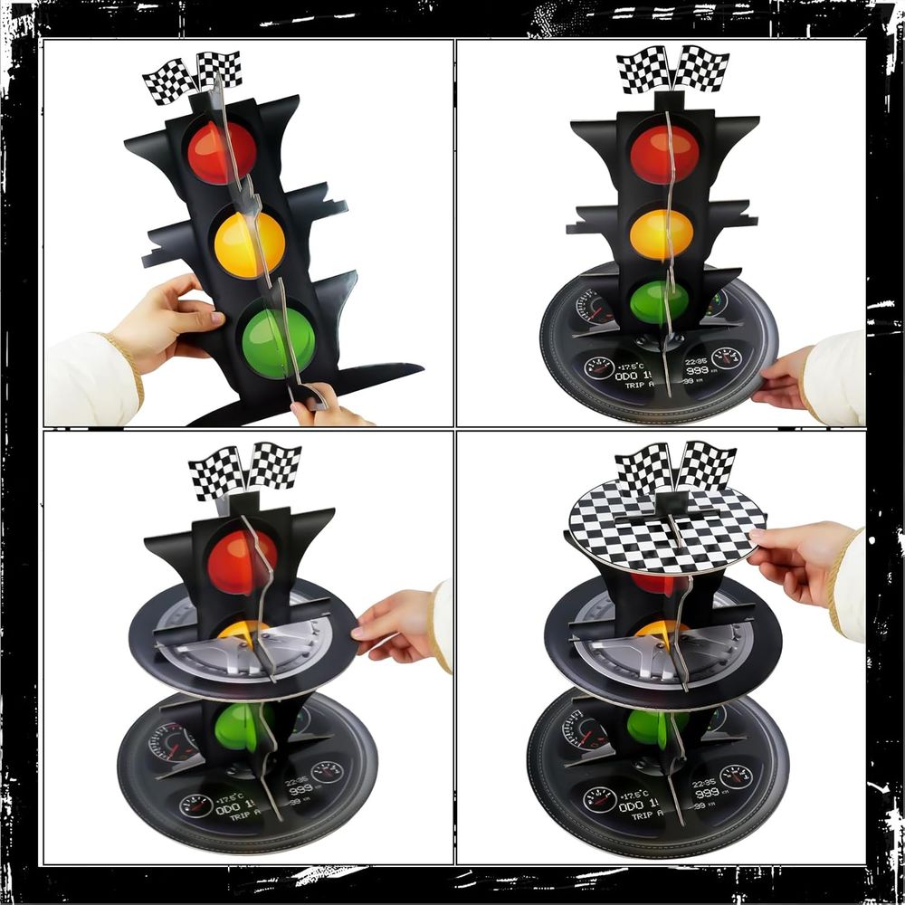Round Cardboard 3-Tier Cupcake - огляд і ціна Cupcake Stand Tier