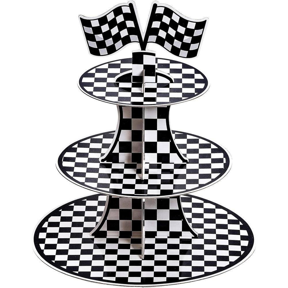 3-Tier Round Cupcake Stand wit - огляд і ціна Cupcake Stand Tier
