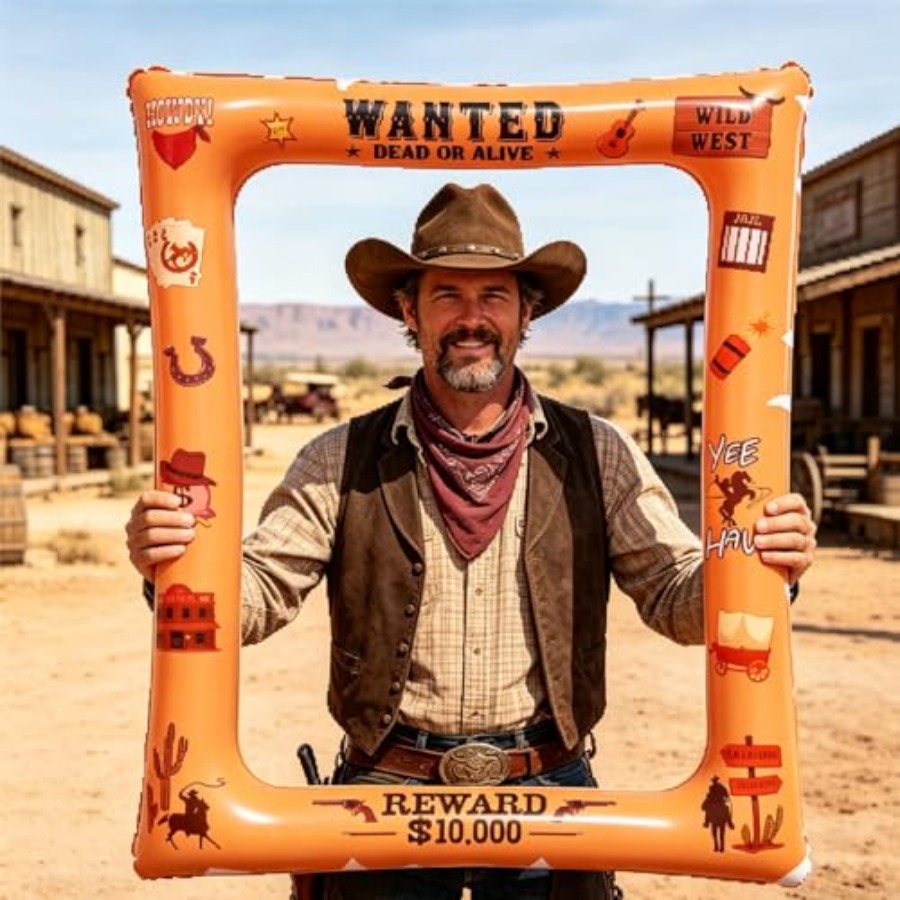 30PCS Western Cowboy Cowgirl P - огляд і ціна Photo Booth Frame