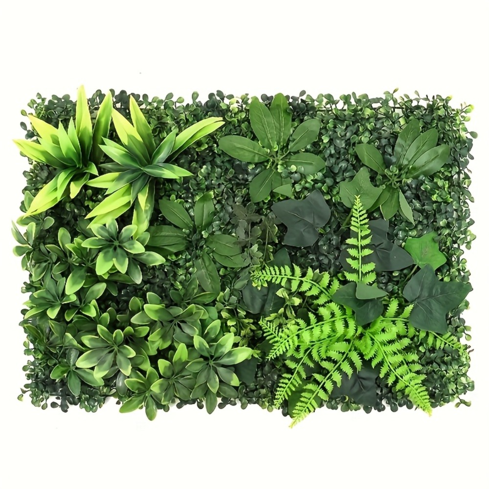 1PC Artificial Simulation Gree - огляд і ціна Flower Wall Panel