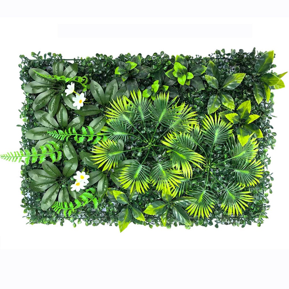 1PC Artificial Simulation Gree - огляд і ціна Flower Wall Panel