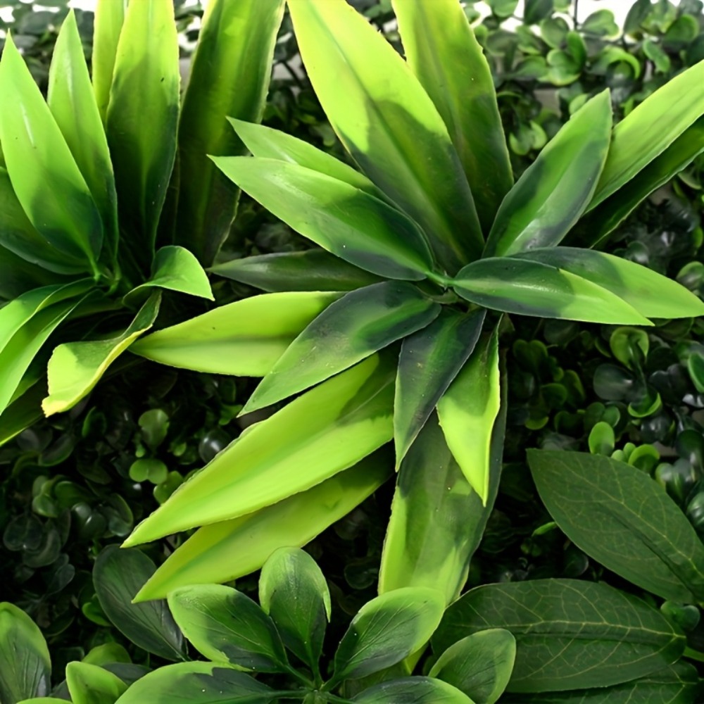 1PC Artificial Simulation Gree - огляд і ціна Flower Wall Panel