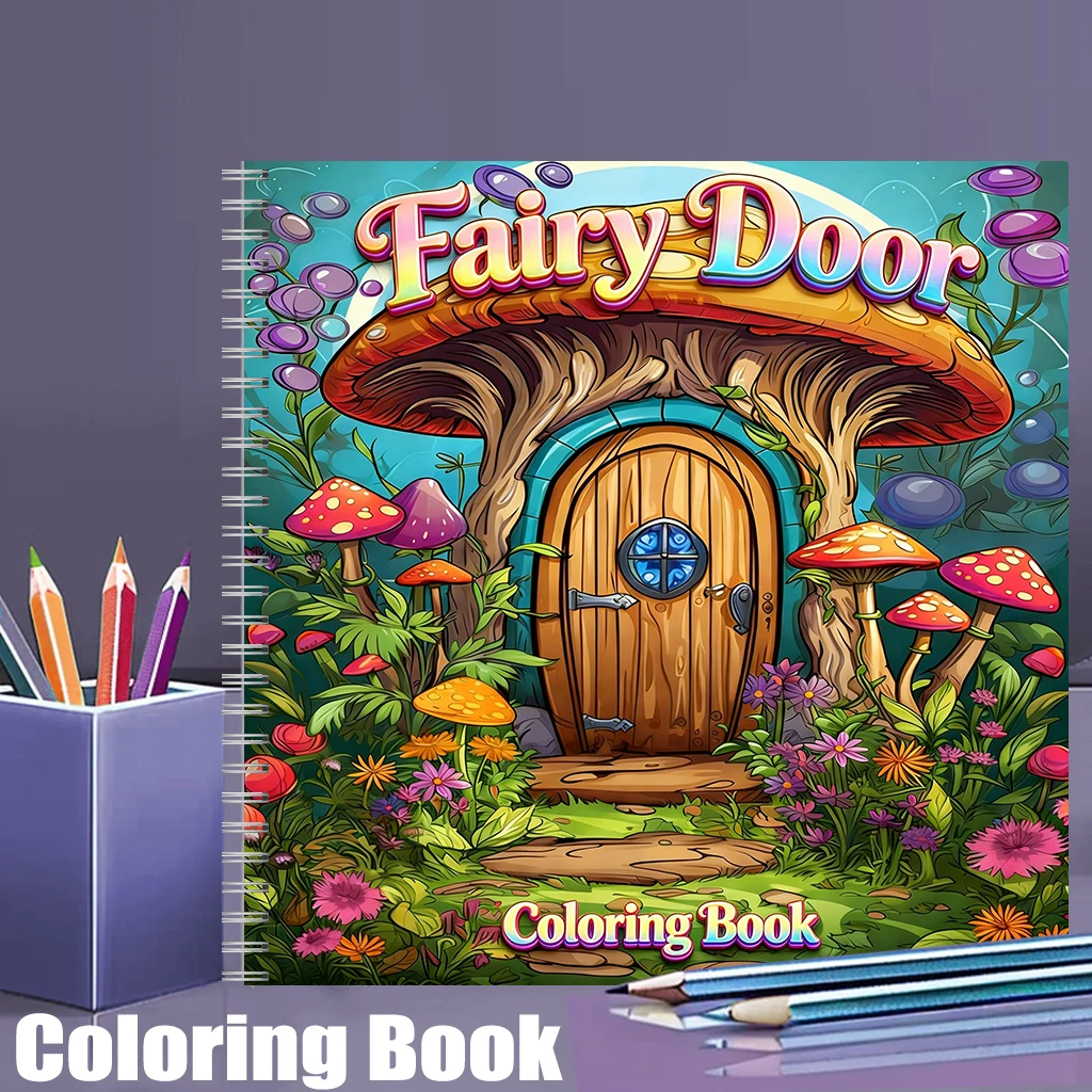 Coloring Book Fairy Door for A - огляд і ціна Event Supplies