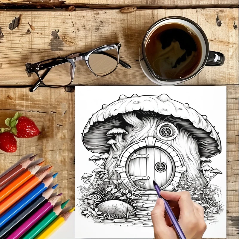 Coloring Book Fairy Door for A - огляд і ціна Event Supplies