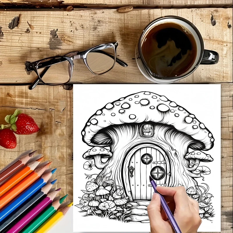 Coloring Book Fairy Door for A - огляд і ціна Event Supplies