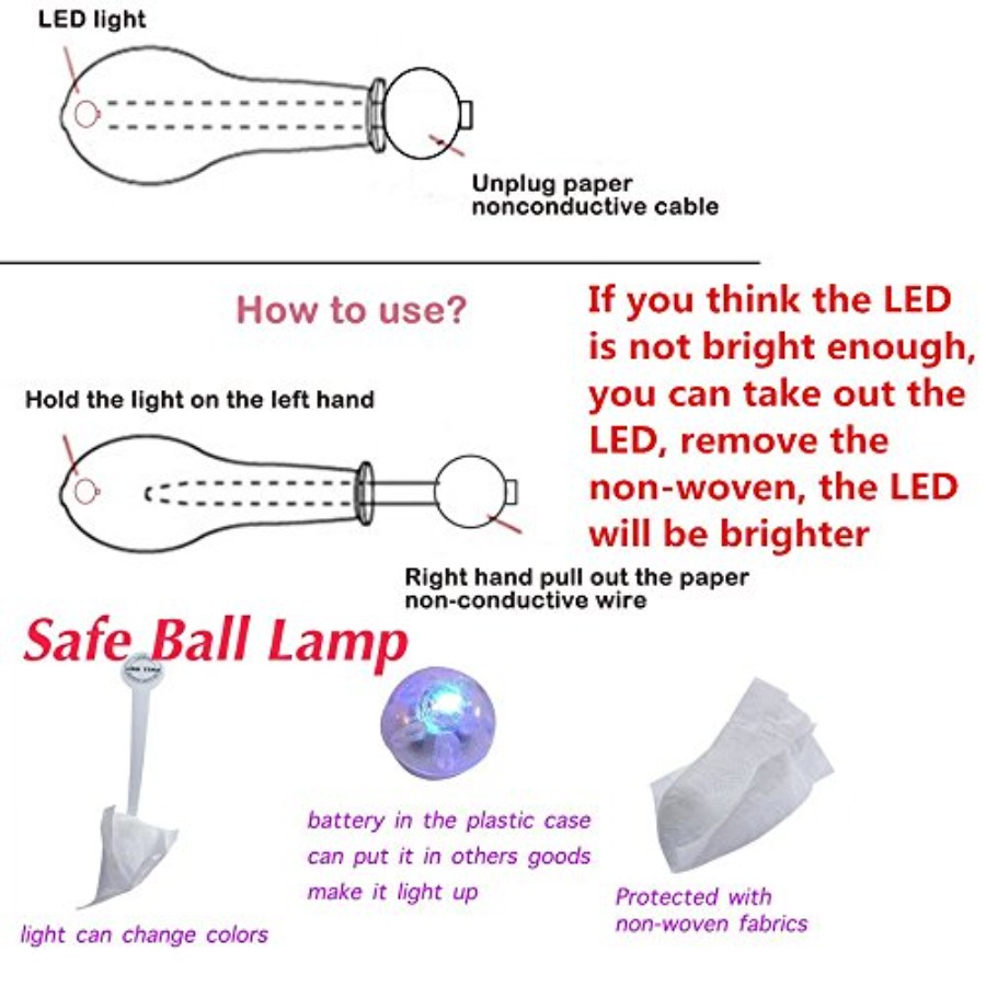 20 LED Light Up Balloons, 12 i - огляд і ціна Led Balloon Light