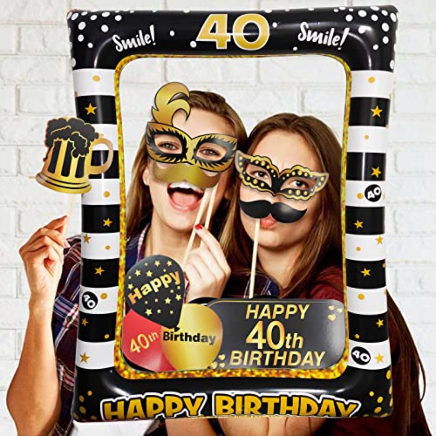 40th Birthday Photo Booth Prop - огляд і ціна Photo Booth Frame