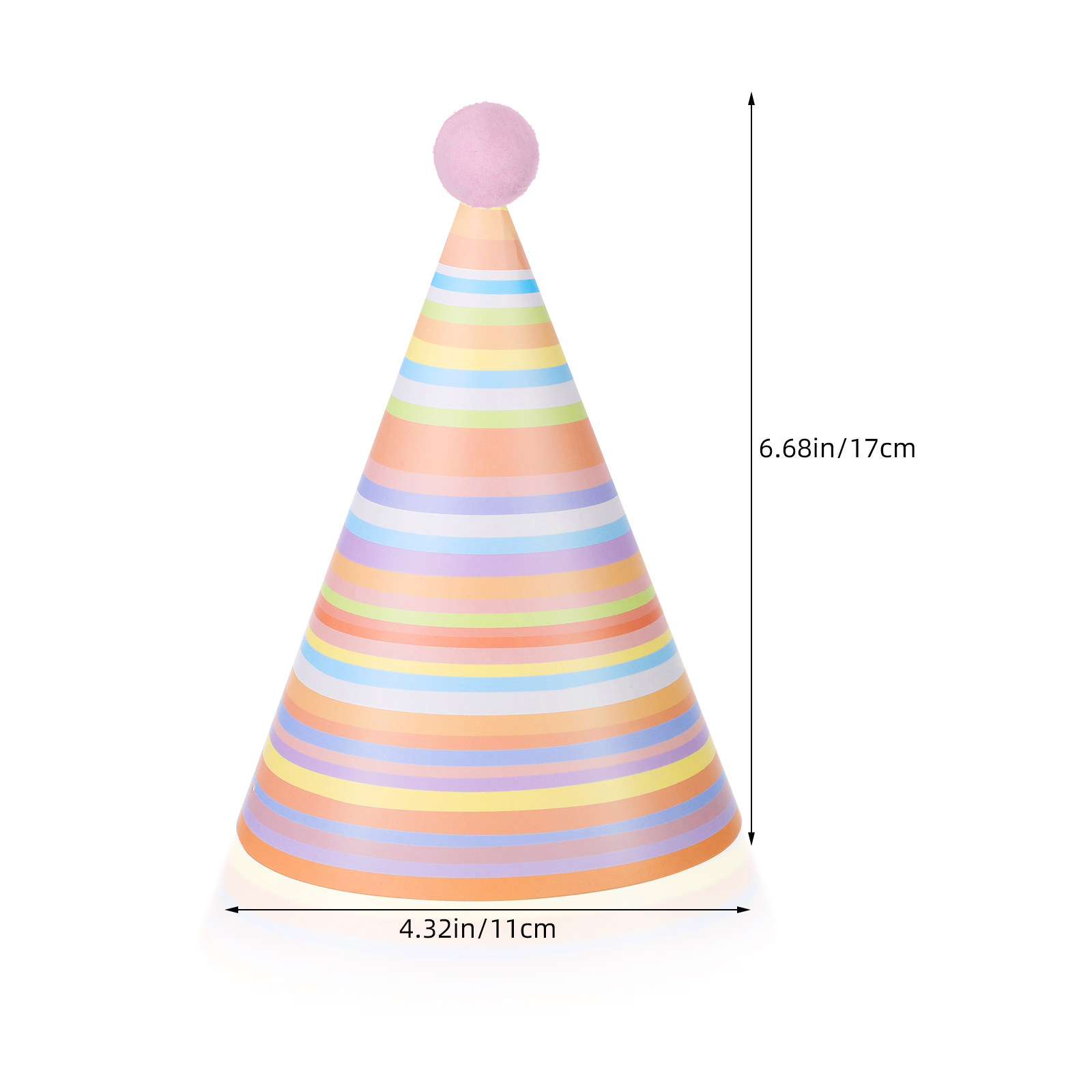 16Pcs Colorful Birthday Party  - огляд і ціна Party Hat Cone