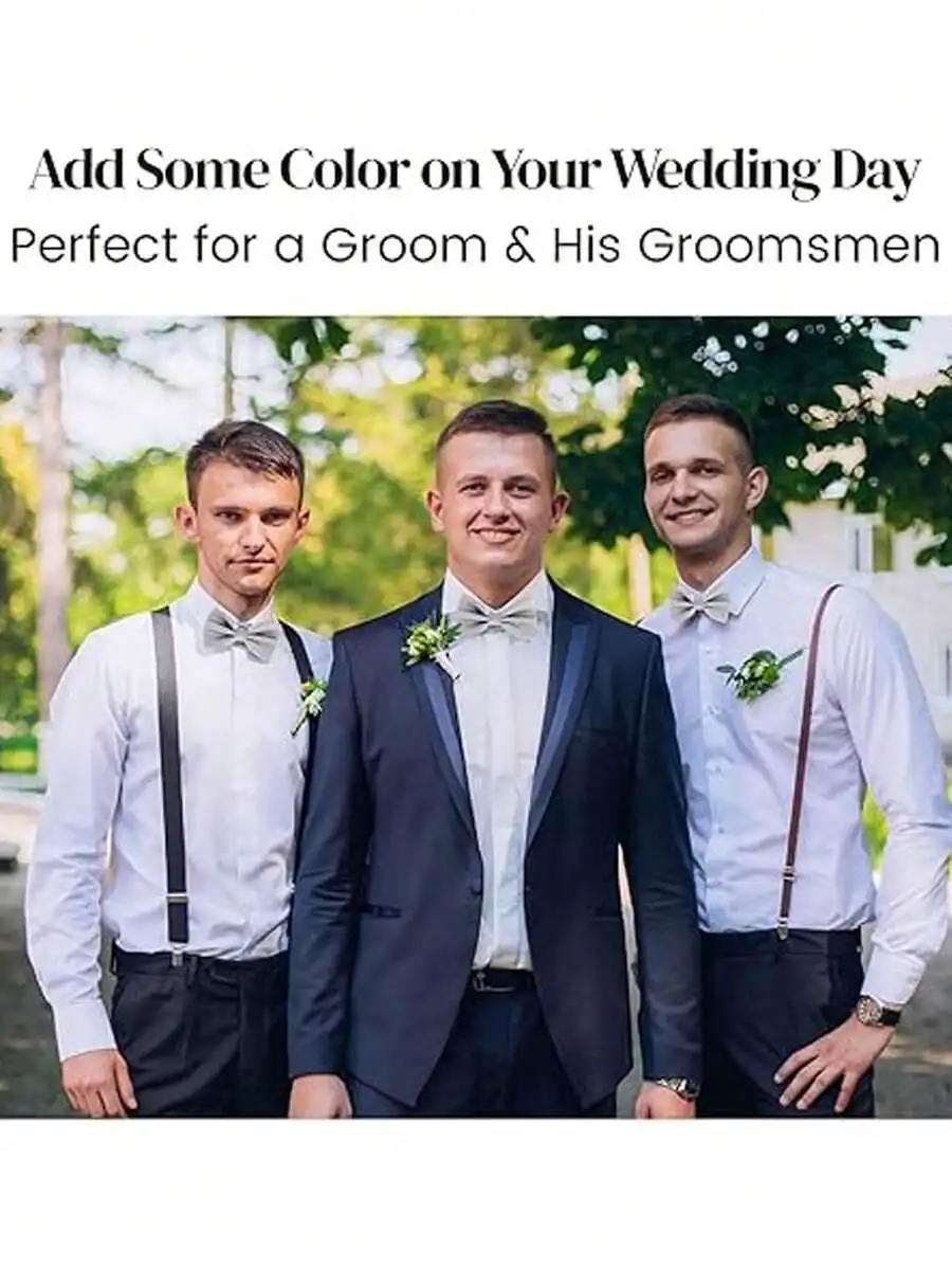 Mens Solid Color Satin Pre-Tie - огляд і ціна Event & Party Supply