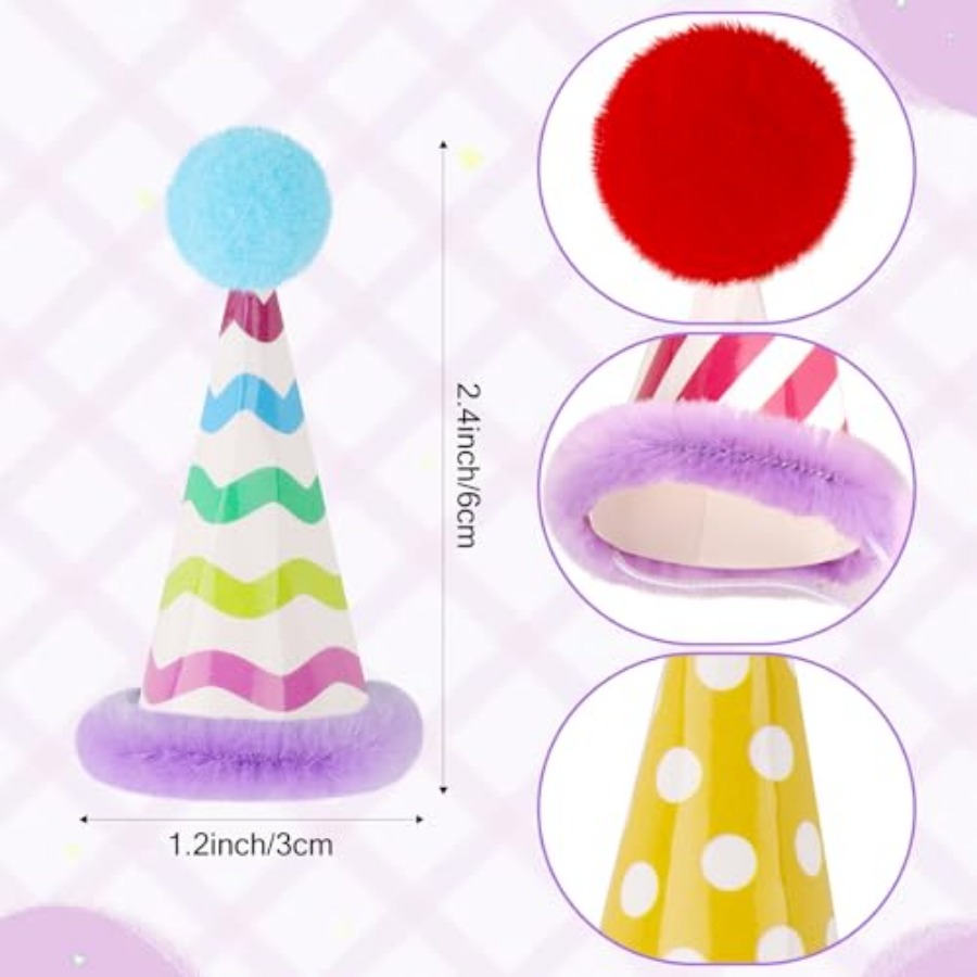 Mini Party Hats for Stuffed An - огляд і ціна Party Hat Cone