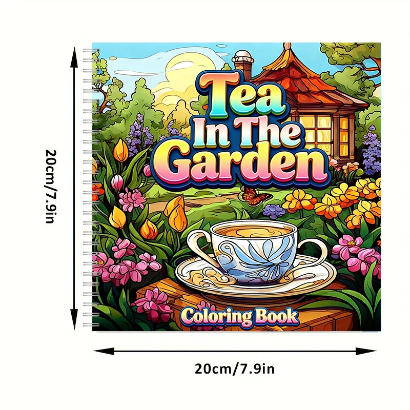 Tea In The Gardens Coloring Bo - огляд і ціна Event Supplies