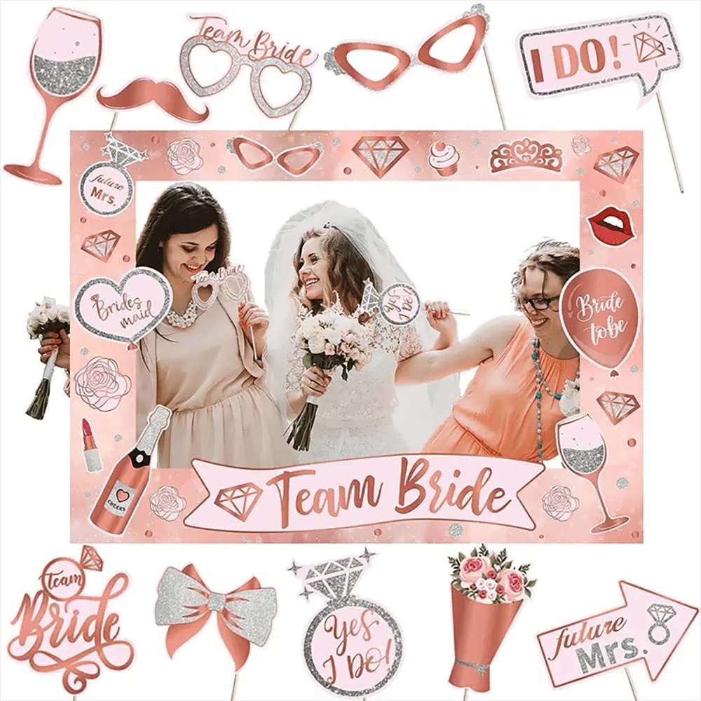Bachelorette Party Rose Gold P - огляд і ціна Photo Booth Frame