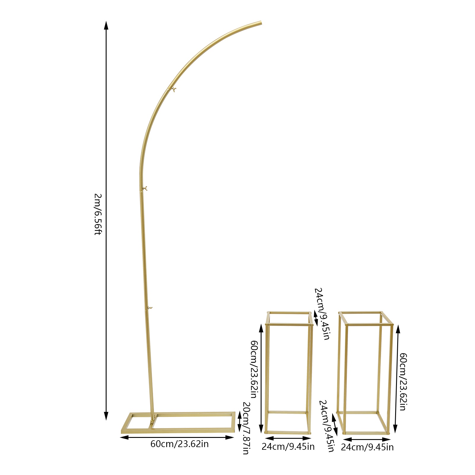 Gold Metal Square Floral Frame - огляд і ціна Photo Booth Frame
