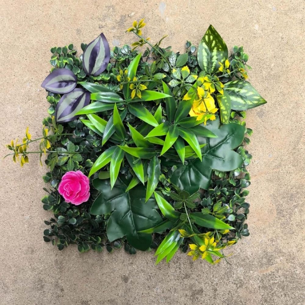 DIY Artificial Plant Wall Pane - огляд і ціна Flower Wall Panel