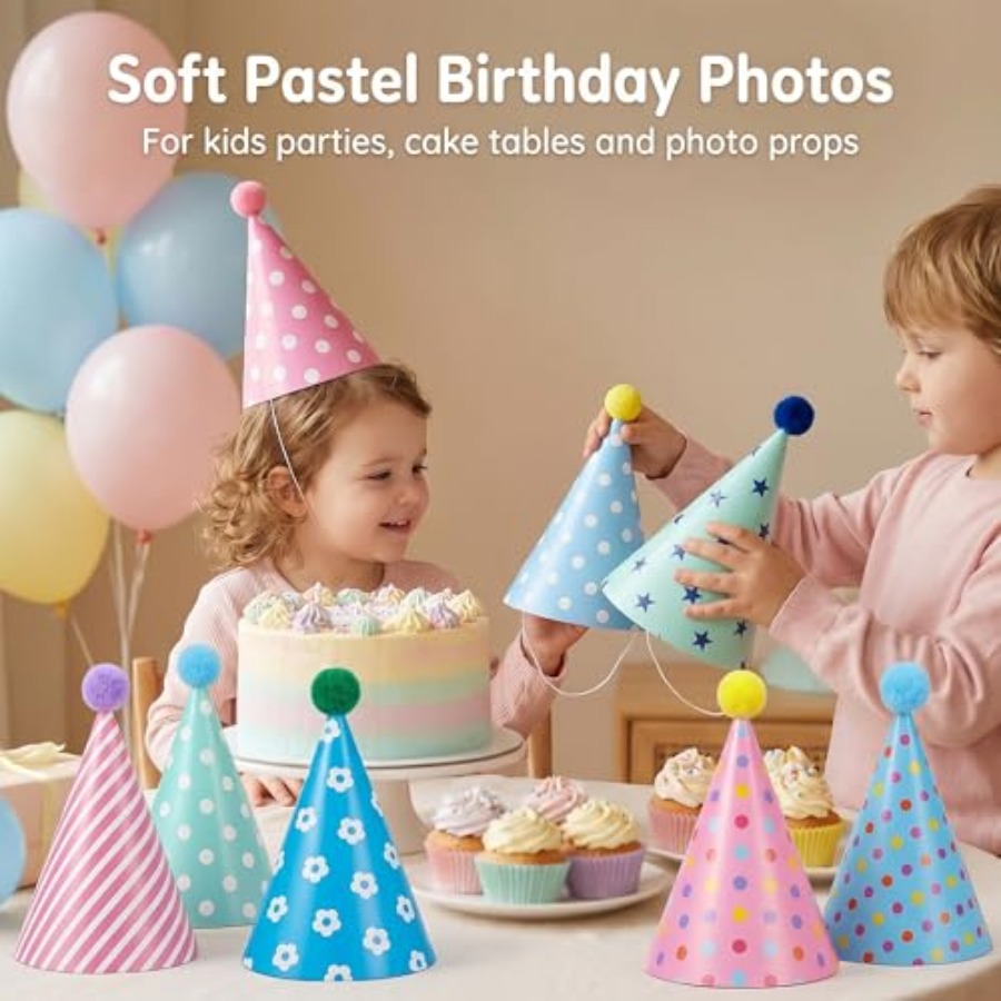 Beurio Pastel Party Hats for a - огляд і ціна Party Hat Cone