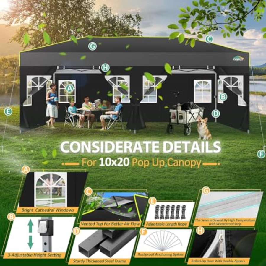 Outdoor event shelter with wat - огляд і ціна Event & Party Supply